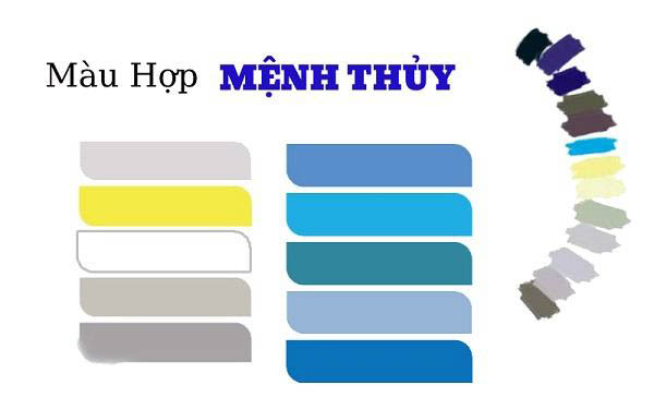 Màu sắc hợp với người mệnh Thủy