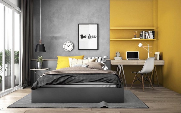 Mệnh thổ hợp màu xám không