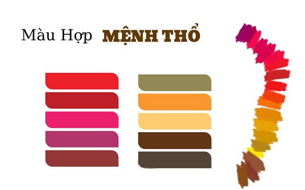 Những màu sắc hợp nhất với mệnh Thổ ngoài màu xám