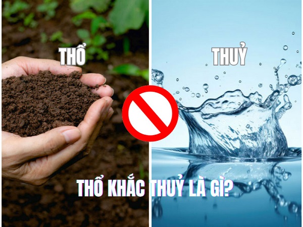Sự khắc chế giữa Thổ và Thủy